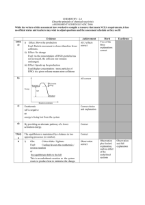 CHEMISTRY - 2.6 (Describe principle of chemical reactivity) ASSESSMENT SCHEDULE NZIC 2006