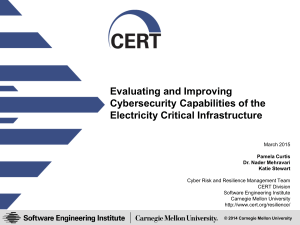 Evaluating and Improving Cybersecurity Capabilities of the Electricity Critical Infrastructure