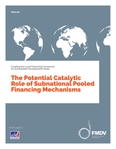 The Potential Catalytic Role of Subnational Pooled Financing Mechanisms
