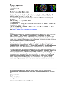 Bioinformatics Seminar