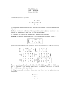 MATH 323.501 Exam 1 Solutions October 10, 2013 1.