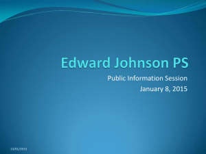 Public Information Session January 8, 2015 13/01/2015