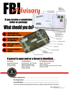FBI Advisory What should you do?