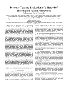Systemic Test and Evaluation of a Hard+Soft Information Fusion Framework