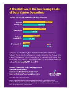 A Breakdown of the Increasing Costs of Data Center Downtime