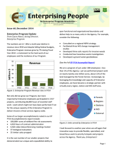 Issue 60, December 2014  Enterprise Program Update