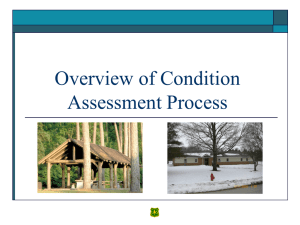 Overview of Condition Assessment Process