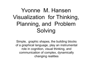 Yvonne  M. Hansen Visualization  for Thinking, Planning, and  Problem Solving