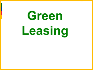 Green Leasing