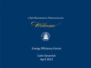 Energy Efficiency Forum  Colin Devenish April 2013