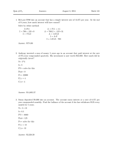 Quiz #17 Answers August 8, 2014 Math 141