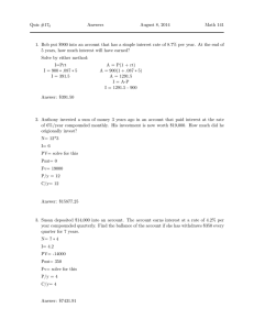 Quiz #17 Answers August 8, 2014 Math 141