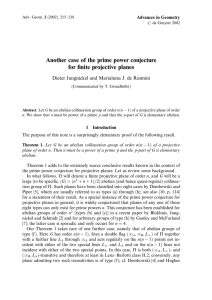 Another case of the prime power conjecture for ﬁnite projective planes