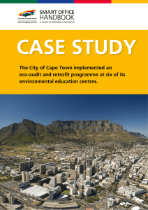 The City of Cape Town implemented an environmental education centres.