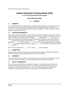 Liebert Industrial Cooling Series (ICS)