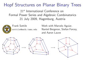 Hopf Structures on Planar Binary Trees