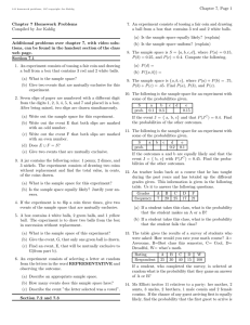 Chapter 7, Page 1 Chapter 7 Homework Problems