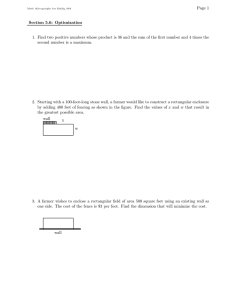 Page 1 Section 5.6: Optimization
