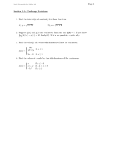 Page 1 Section 2.5: Challenge Problems √