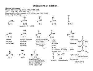 Oxidations at Carbon
