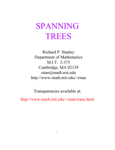 SPANNING TREES