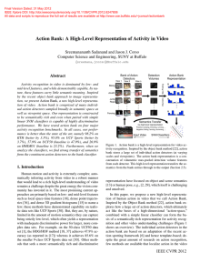 Action Bank: A High-Level Representation of Activity in Video Abstract