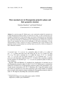 More maximal arcs in Desarguesian projective planes and their geometric structure