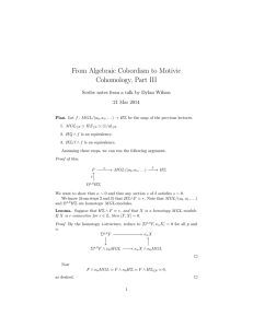 From Algebraic Cobordism to Motivic Cohomology, Part III 21 Mar 2014