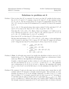 Solutions to problem set 6