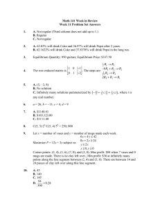 Math 141 Week in Review Week 11 Problem Set Answers  1.