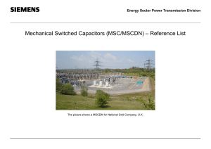 s Mechanical Switched Capacitors (MSC/MSCDN) – Reference List