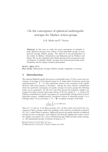 On the convergence of spherical multiergodic averages for Markov action groups