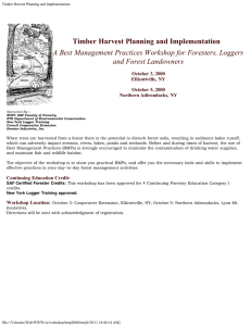 Timber Harvest Planning and Implementation and Forest Landowners
