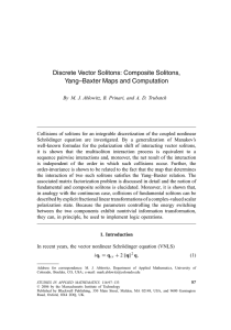 Discrete Vector Solitons: Composite Solitons, Yang–Baxter Maps and Computation
