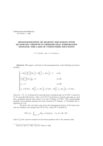 HOMOGENIZATION OF ELLIPTIC EQUATIONS WITH QUADRATIC GROWTH IN PERIODICALLY PERFORATED