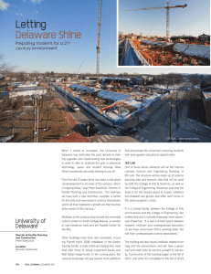 Letting Delaware Shine Preparing students for a 21