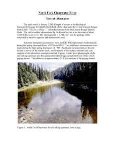 North Fork Clearwater River General Information