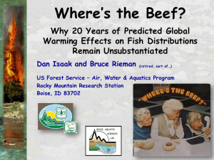 Where’s the Beef?  Why 20 Years of Predicted Global