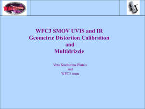 WFC3 SMOV UVIS and IR Geometric Distortion Calibration and Multidrizzle
