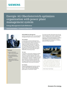 Energie AG Oberösterreich optimizes organization with power plant management system