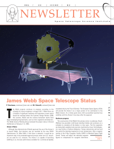 T James Webb Space Telescope Status S I