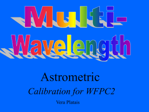 Astrometric Calibration for WFPC2 Vera Platais