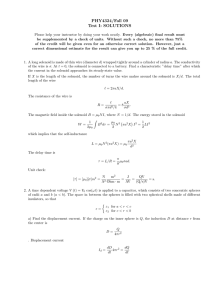 PHY4324/Fall 09 Test I: SOLUTIONS