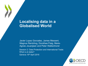 Localising data in a Globalised World