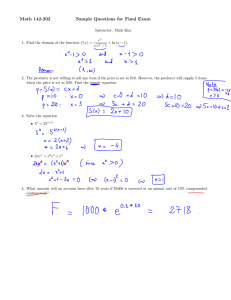 Math 142-202 Sample Questions for Final Exam