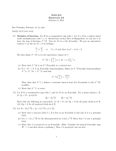 Math 654 Homework #3 February 6, 2013 Due Thursday, February 14, in class.