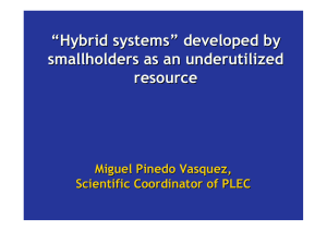 “ Hybrid systems ” developed by