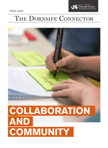 COLLABORATION AND COMMUNITY T