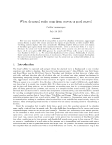 When do neural codes come from convex or good covers?