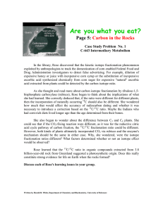 Are you what you eat? Page 5: Carbon in the Rocks